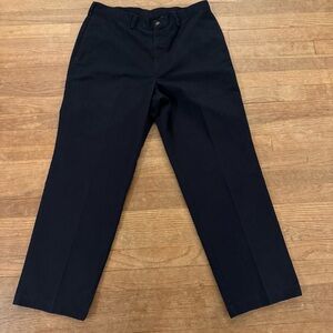 Men's Haggar black khaki straight leg casual pants size 35 x 29
 b12